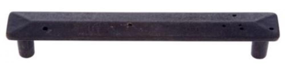 128mm Rustic Square Pull BLK