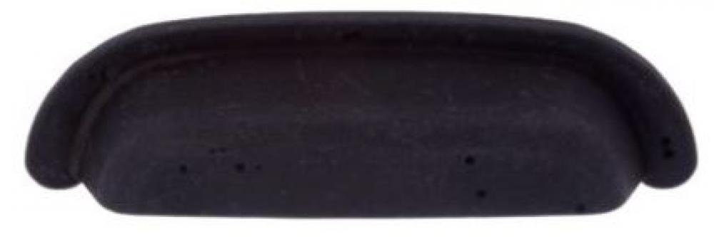 128mm Bedrock Round Cup Pull BLK