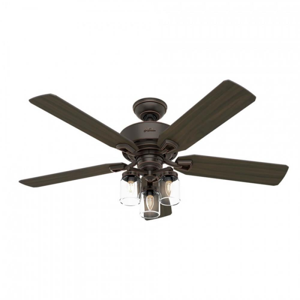 Not Active Hunter Fan Co. - DEVON 52&#34; FAN WITH LIGHT