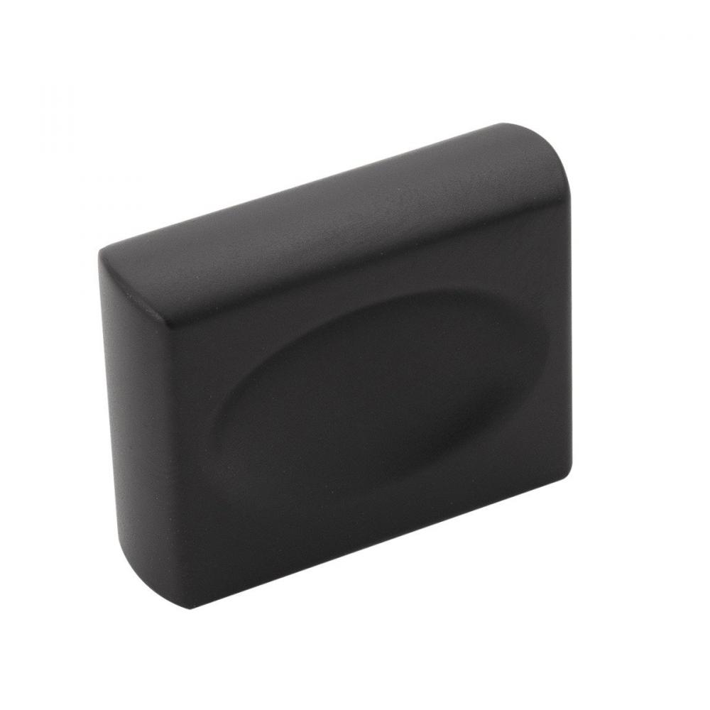 1-3/8" Ingot Knob MATT BLACK