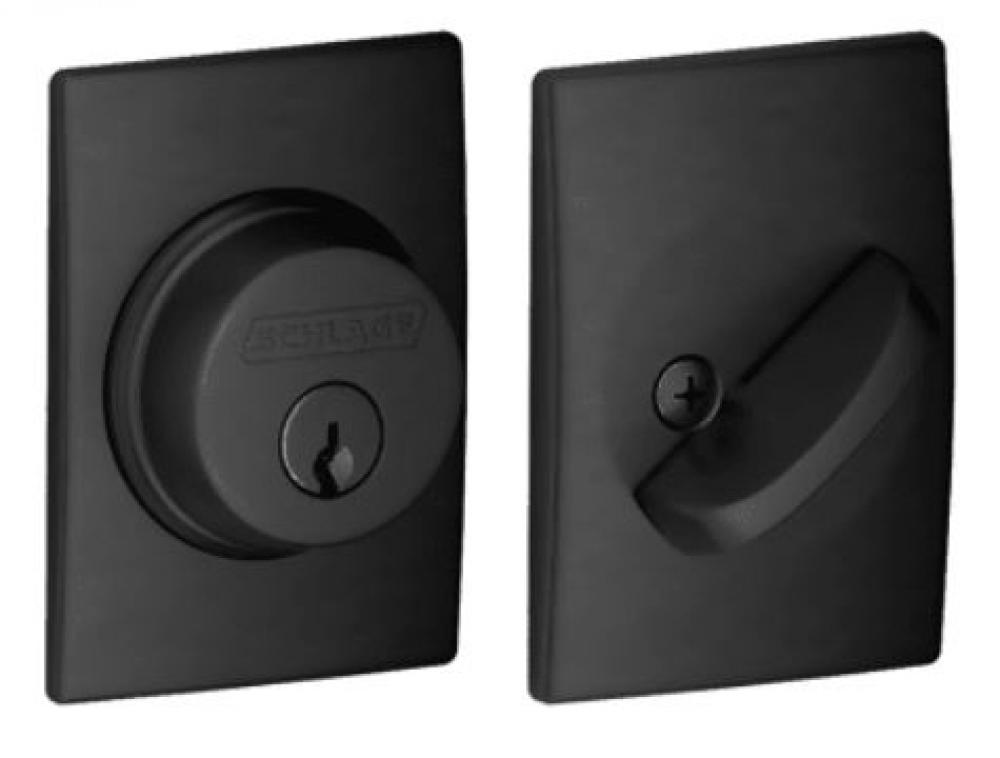 CENTURY DEADBOLT IN MATTE BLACK