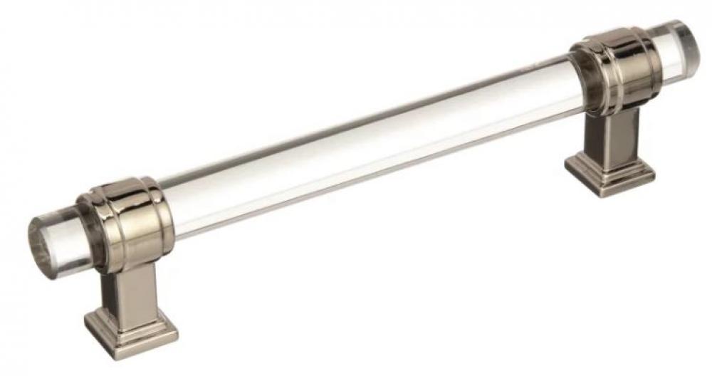 Glacio 6-5/16 Inch Center to Center Bar Cabinet Pull IN POLISHED NICKEL