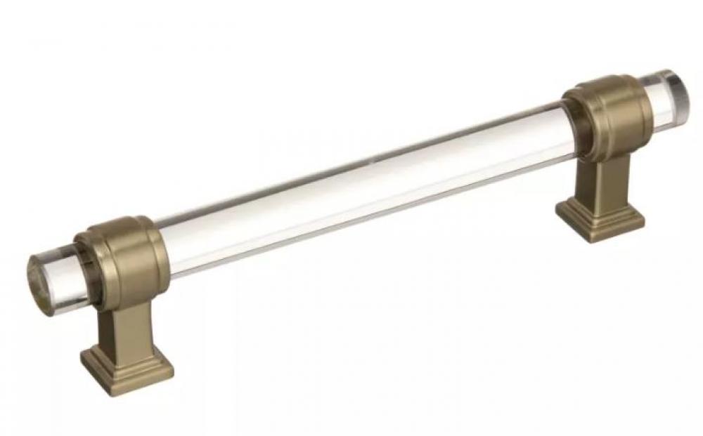 Glacio 5 Inch (128 mm) Center to Center Bar Cabinet Pull IN GOLDEN CHAMPAGNE