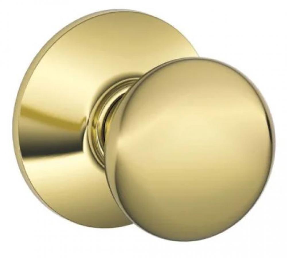Plymouth Passage Door Knob Set IN POLISHED BRASS