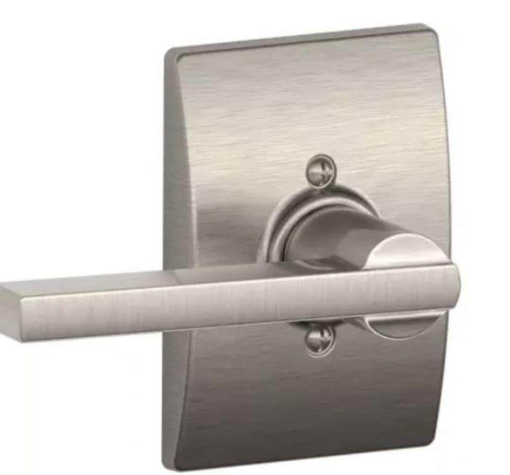 Schlage Latitude Non-Turning One-Sided Dummy Door Lever with Decorative Century Trim