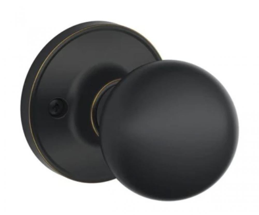 Schlage Corona Non-Turning One-Sided Dummy Knob in Bronze