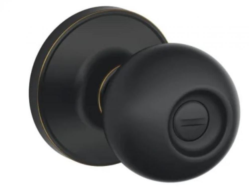 Schlage Corona Privacy Door Knob Set in Bronze