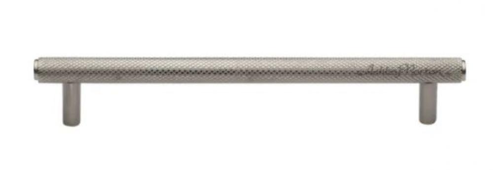 Solid Brass 10 Inch Center to Center Bar Cabinet Pull in Satin Nickel Finish