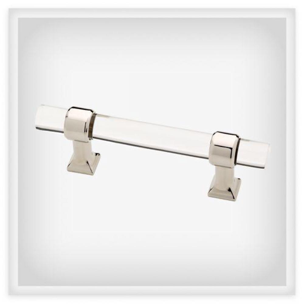 Acrylic 3&#34; (76mm) Cabinet Bar Pull