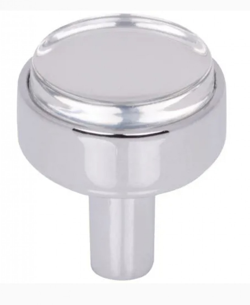 1-1/8" Diameter Polished Chrome Carmen Cabinet Knob