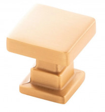 Ellen Lighting and Hardware Items B077889BGB - Belwith Keeler 1-1/4 Inch Square Brighton Collection Knob