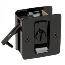 Ellen Lighting and Hardware Items 270114 - Pocket Door Square Privacy in Powder Coat Black