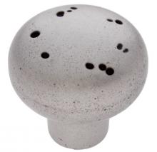 Ellen Lighting and Hardware Items 41113 - 1-3/4? Rustic Round Knob in Rustic Silver