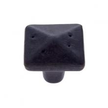 Ellen Lighting and Hardware Items 43114 - BEDROCK 1-1/4″ Rustic Square Knob