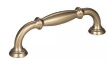 Ellen Lighting and Hardware Items 658-96SBZ - Tiffany 3-3/4" CtC/ 4 1/2" Overall Handle Cabinet Pull in Satin Bronze