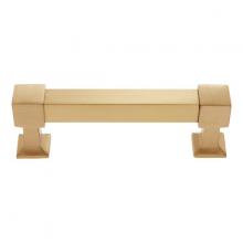Ellen Lighting and Hardware Items 72204 - STERLING 4" SATIN BRASS PULL