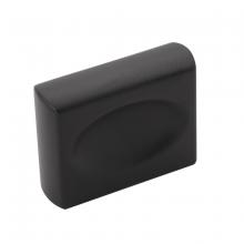 Ellen Lighting and Hardware Items B075644-MB - 1-3/8" Ingot Knob MATT BLACK