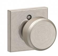 Ellen Lighting and Hardware Items F170BWE619COL - BOWERY ONE SIDED DUMMY W/SQ ROSETTE IN SATIN NICKEL
