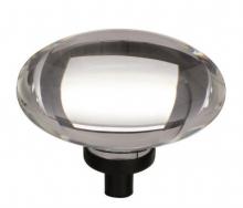 Ellen Lighting and Hardware Items BP36651CBBR - AMEROCK - 1-3/4" CLEAR/BLACK BRONZE GLACIO KNOB