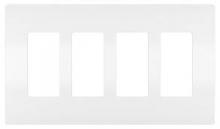 Ellen Lighting and Hardware Items RWP264W - 4 GANG PLATE WHITE