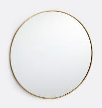 Ellen Lighting and Hardware Items E3778 - BRASS BRUSHED 30" Mirror