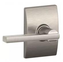 Ellen Lighting and Hardware Items F10LAT619CEN - Schlage Latitude Passage Door Lever Set with the Decorative Century Trim