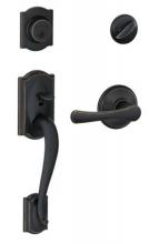 Ellen Lighting and Hardware Items F60CAM716VLA - CAMELOT FRONT ENTRY WITH AVILA INTERIOR LEVER IN H BRONZE