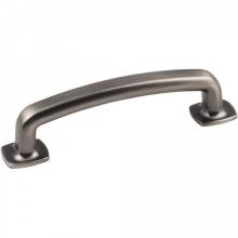 Ellen Lighting and Hardware Items MO6373BNBDL - BELCASTEL 1 4-5/8" Overall Length Forged Look Flat Bottom Cabinet Pull