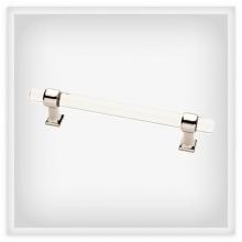Ellen Lighting and Hardware Items P37297C-PN-CP - Acrylic 5-1/16" (128mm) Cabinet Bar Pull