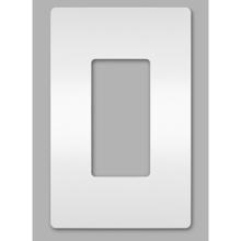 Ellen Lighting and Hardware Items RWP26W - Single Gang DECORA PLATE