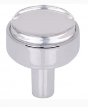 Ellen Lighting and Hardware Items 775PC - 1-1/8" Diameter Polished Chrome Carmen Cabinet Knob