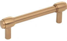 Ellen Lighting and Hardware Items 885-96SBZ - 96 mm Center-to-Center Satin Bronze Hayworth Cabinet Bar Pull