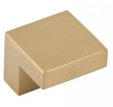 Ellen Lighting and Hardware Items M2161HB - SQUARE KNOB 5/8 INCH HONEY BRONZE