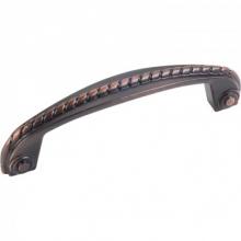 Ellen Lighting and Hardware Items Z261-96-DBAC - 4-1/2" Overall Length Rope Detail Cabinet Pull. Holes are 96 mm center-to-center.