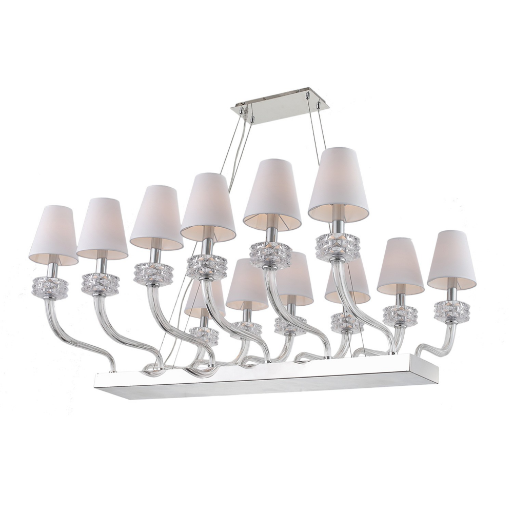 Abigail 48&#34; Linear Armed Chandelier