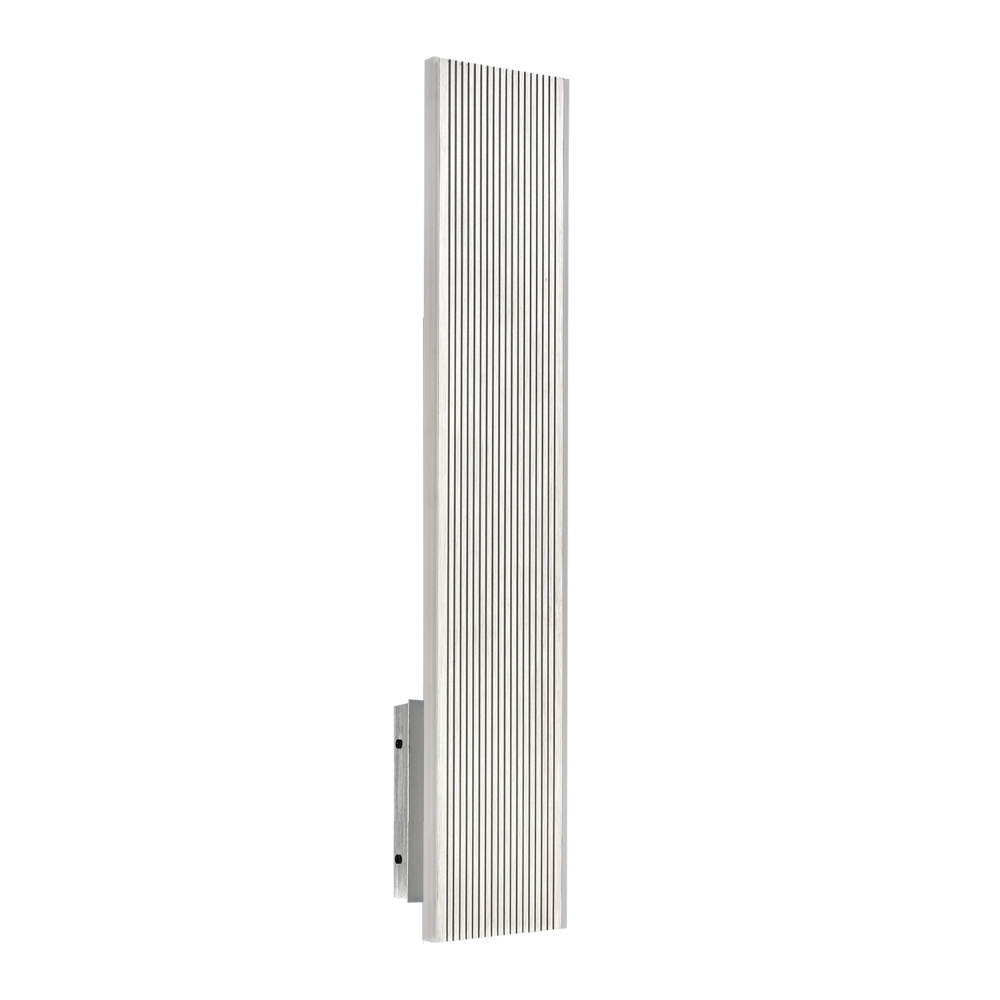 Oluk 24&#34; Sleek Designer LED Wall Sconce in Brushed Aluminum