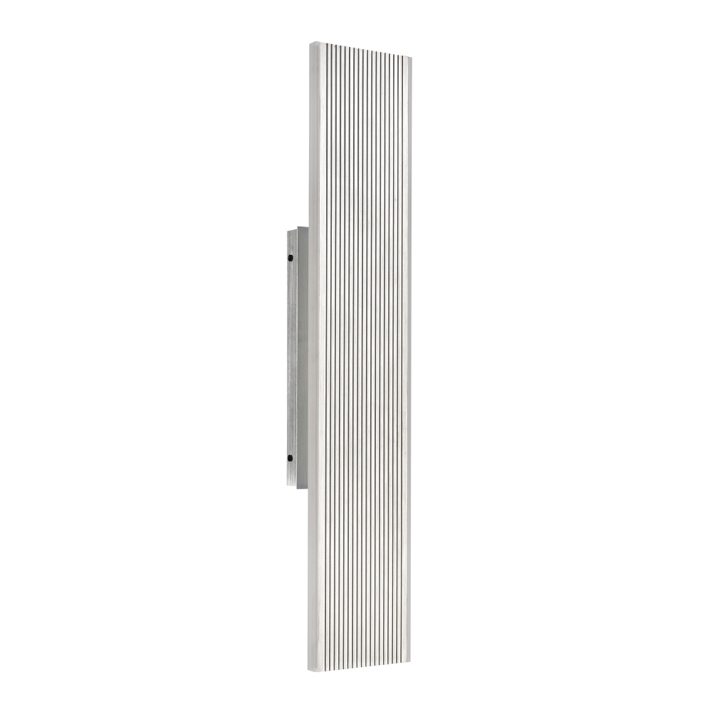 Oluk 28&#34; Sleek Designer LED Wall Sconce in Brushed Aluminum