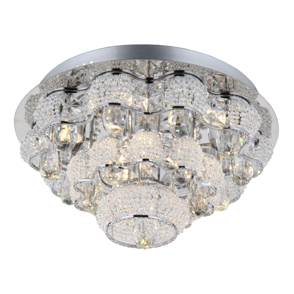 Imperial 16&#34; Crystal Flush Mount