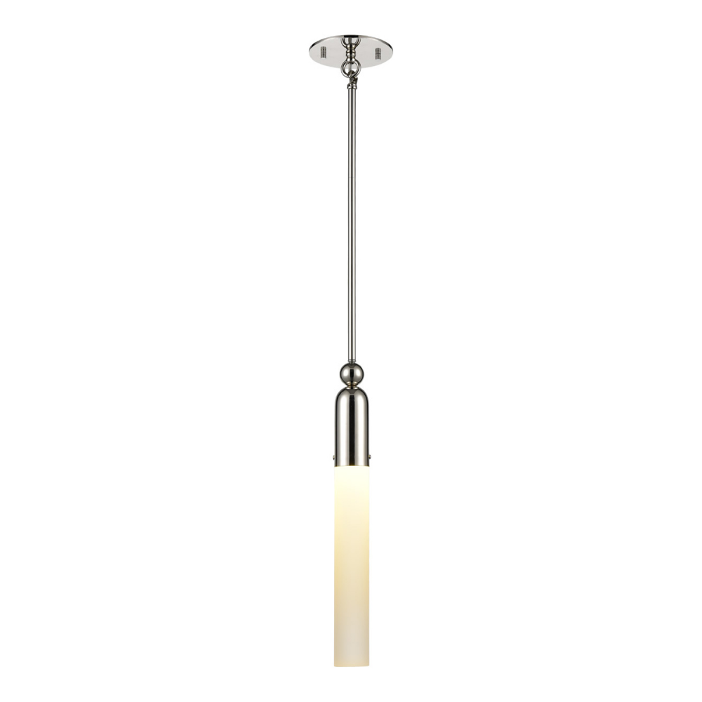 Fusion Vertical Mini-Pendant in Polished Nickel