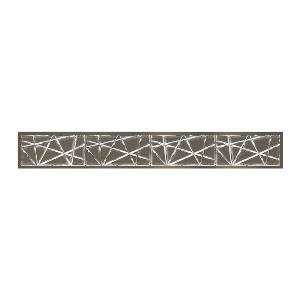 Lucus 36&#34; LED Crystal Wall Sconce in Polished Nickel
