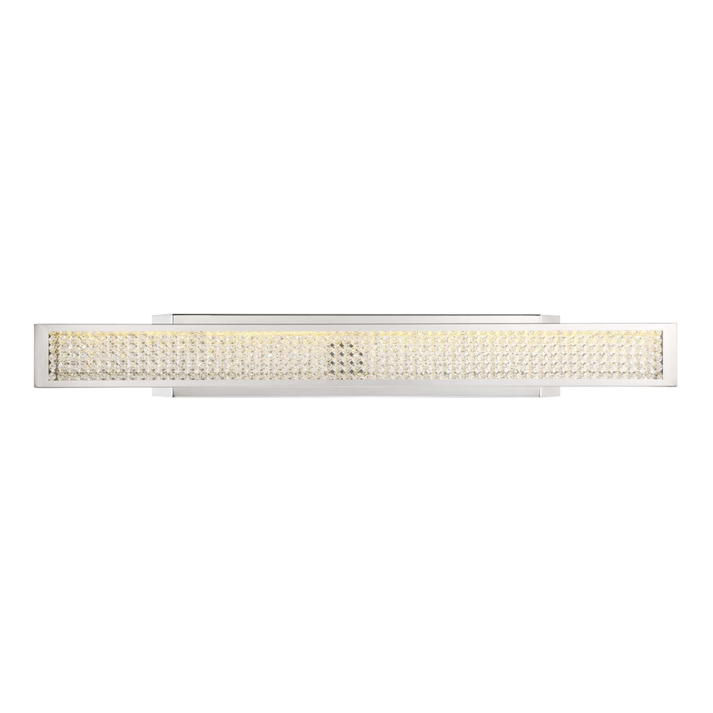 Polar 36&#34; LED 4000K Crystal Wall Sconce in Chrome