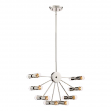 ZEEV Lighting CD10180-16-PN - London 21" 16-Light Chandelier in Polished Nickel