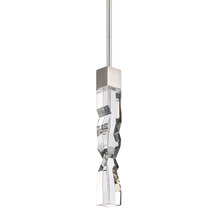 ZEEV Lighting MP11303-LED-2x2-PN - Mamadim 2"x2" LED Crystal Mini-Pendant in Polished Nickel
