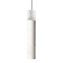 ZEEV Lighting P11706-E26-MW-G9 - Zigrina 12" Alabaster E26 Pendant with Knurled Ring Matte White