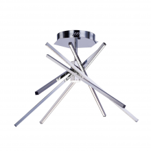 ZEEV Lighting SF50008-LED-CH-D - Voyager 29" LED 6-Light, Linear Style Semi-Flush in Chrome