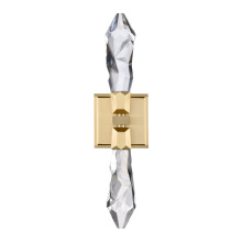 ZEEV Lighting WS11409-LED-2-AGB - Angelus LED 2-Light, Crystal Duo Wall Sconce in Aged Brass
