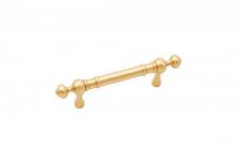 RK International CP 815 SB - 3'' c/c Plain Pull with Decorative Ends