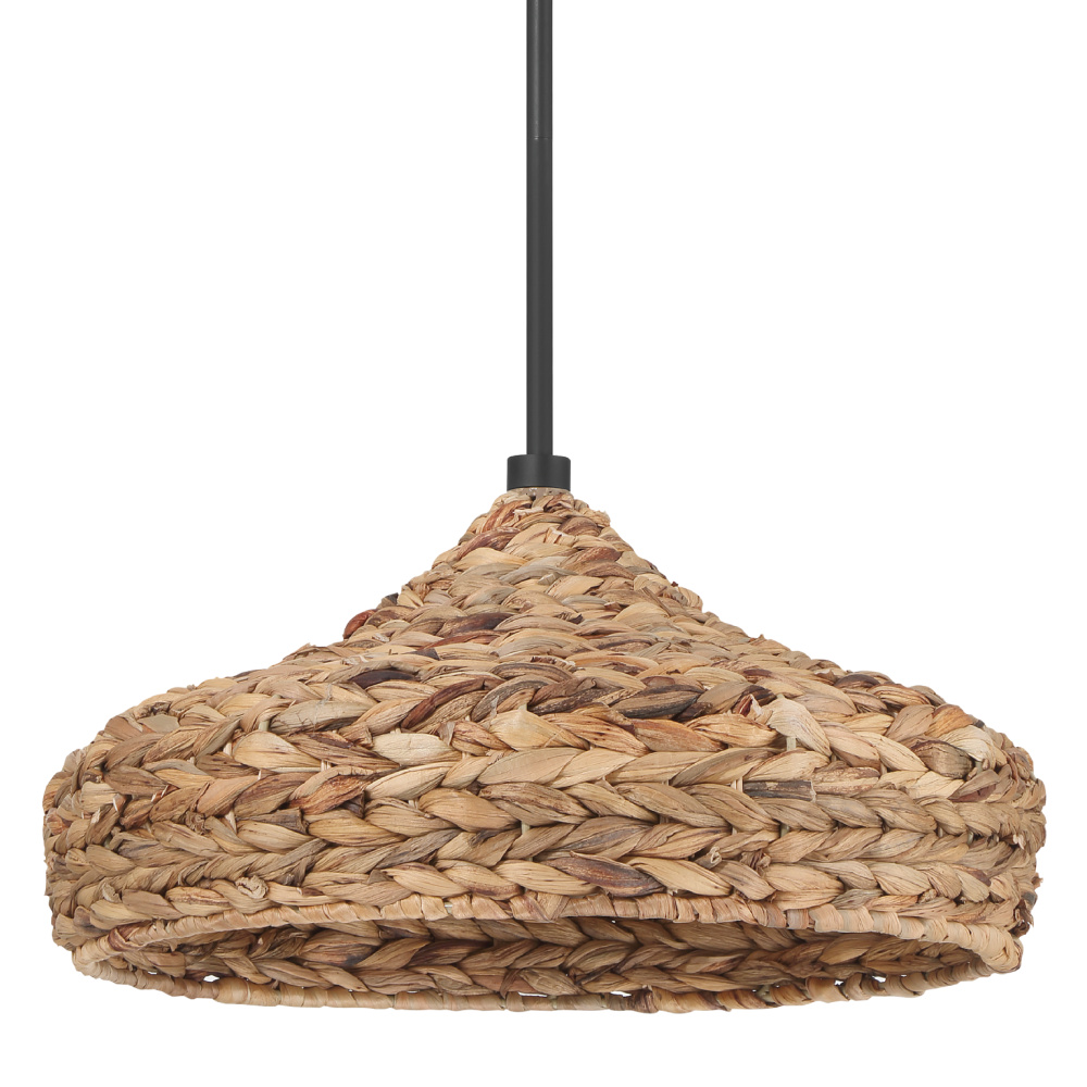 Hunter Cambria Matte Black 1 Light Large Pendant Ceiling Light Fixture