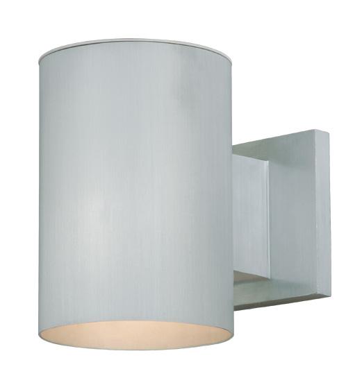 Chiasso 5-in. Outdoor Wall Light Satin Aluminum Satin Aluminum