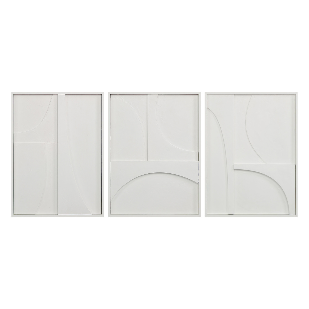Marsh 18&#34; Wide Wall Decor, Matte White